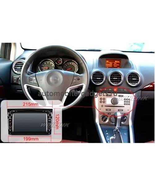 Штатная магнитола для OPEL Roximo CarDroid RD-2801 (silver) на Android 10 с 4Gb, DSP