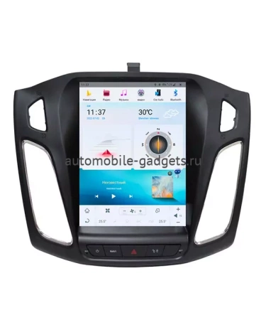 Carmedia ZF-1003-Q6 ("Тесла-стиль") штатная магнитола для Ford Focus 3 (2011+) на Android 11 с 8GB, DSP, 4G
