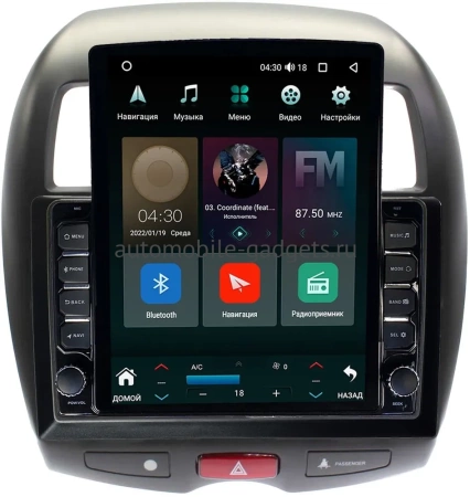 Citroen C4 AirCross 2012-2017 Canbox M-Line 5610-10-1213 на Android 10 (4G-SIM, 2/32, DSP, QLed, Tesla)