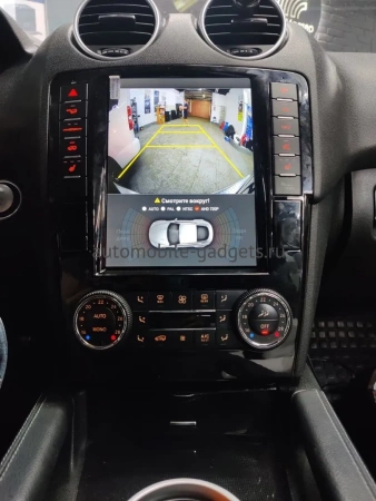 Carmedia NH-1005 ("Тесла-стиль") штатная магнитола для Mercedes-Benz ML W164 2005-2011, GL X164 2006-2012 на Android 11 c 4GB, DSP, 4G