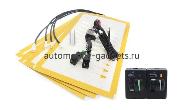 Комплект подогрева двух сидений с раздельными кнопками для Toyota, Mitsubishi 2019+ Ksize ZG8 Тип3