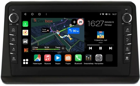 Штатная магнитола Canbox M-Line 7831-9-0130 для Mitsubishi Pajero 2 1991-2004 (взамен верхнего БК) на Android 10 (4G-SIM, 2/32, DSP, IPS) С крутилками