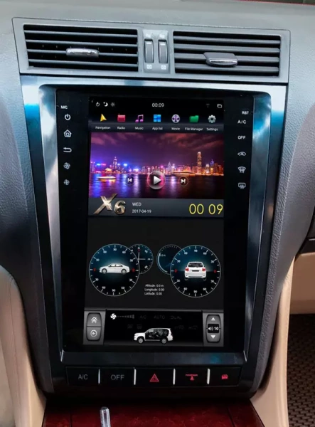 Carmedia ZF-1252L-Q6 ("Тесла-Стиль") штатная магнитола для Lexus GS 2004-2011 на Android 11 c 8GB, DSP, 4G