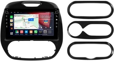 Штатная магнитола Canbox M-Line 7801-9-161 для Renault Kaptur 2016-2022 на Android 10 (4G-SIM, 2/32, DSP, IPS) С крутилками