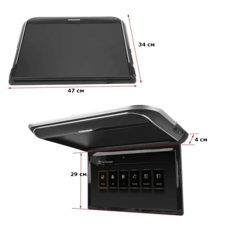 ERGO ER17M потолочный монитор 17,3" Черный