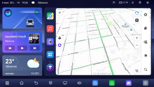 CarMedia EW-9627-M-OL-9009-Q-TS105 штатная магнитола для Renault Kaptur 2016+ (кондиционер) на Android 14 c 6GB, DSP, 4G