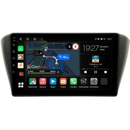 Штатная магнитола Skoda Fabia 3 2014-2018 (черная) Canbox M-Line 4544-9-571 на Android 10 (4G-SIM, 2/32, DSP, QLed)