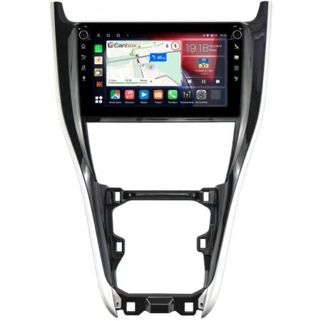 Штатная магнитола Canbox H-Line 7827-10-1227 для Toyota Harrier 3 (XU60) 2017-2020 на Android 10 (4G-SIM, 4/64, DSP, QLed) С крутилками