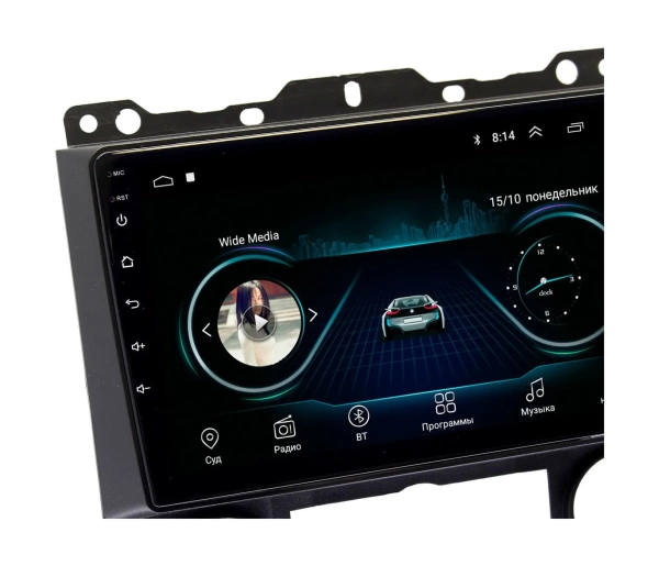 Штатная магнитола Ford Escape, Mazda Tribute 2007 - 2012 Wide Media LC9279MN-1/16 черная
