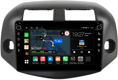 Штатная магнитола Toyota RAV4 3 (XA30) 2005-2016 Canbox M-Line 7805-1001 на Android 10 (4G-SIM, 2/32, DSP, QLed) С крутилками