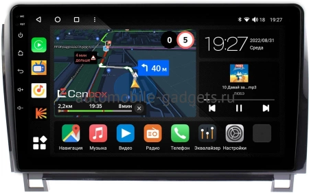 Штатная магнитола Toyota Sequoia 2, Tundra 2 2007-2022 Canbox M-Line 4543-1055 на Android 10 (4G-SIM, 2/32, DSP, QLed) (с усилителем JBL)