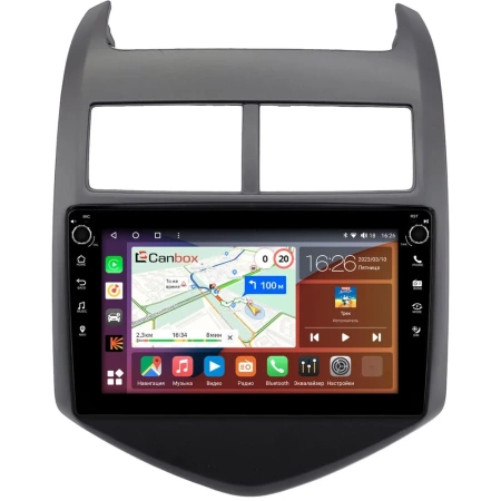 Chevrolet Aveo 2 2011-2020 (Тип 1) Canbox M-Line 7801-9009 на Android 10 (4G-SIM, 2/32, DSP, IPS) С крутилками