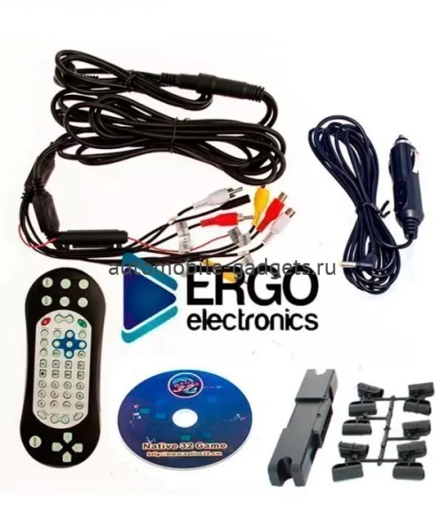 Навесной монитор на подголовник ERGO ER10VS со встроенным DVD плеером и монитором 10" Навесной монитор на подголовник ERGO ER10VS со встроенным DVD плеером и монитором 10"