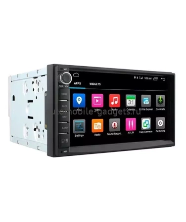 Carmedia OL-7002-P универсальная магнитола 2DIN на Android 10 c 4GB, DSP, 4G