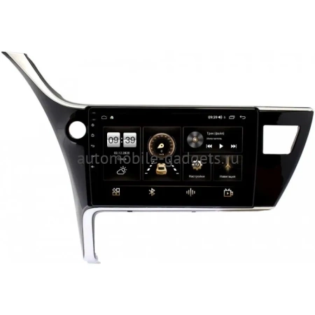 Штатная магнитола Canbox M-Line 4543-10-1135 для Toyota Corolla (E160/E170/E180) 2015-2024 (для авто без камеры, тип 1, китайский рынок) на Android 10 (4G-SIM, 2/32, DSP, QLed)