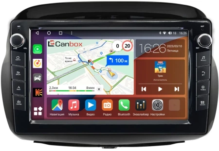 Honda Edix, FR-V 2004-2009 Canbox H-Line 7826-10-0211 на Android 10 (4G-SIM, 4/32, DSP, QLed) С крутилками