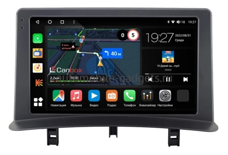 Renault Clio 3 2005-2014 Canbox M-Line 4544-9-2486 на Android 10 (4G-SIM, 2/32, DSP, QLed)
