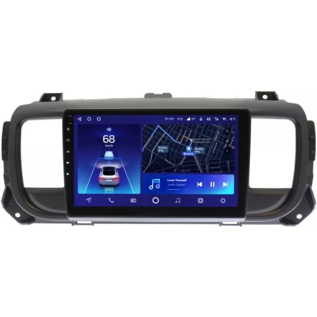 Штатное головное устройство Teyes CC2 PLUS 4/64 9 дюймов RM-9296 для Peugeot Traveller, Expert 3 2016-2024 на Android 10 (4G-SIM, DSP, QLed)