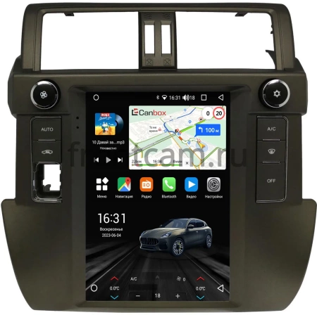 Toyota Land Cruiser Prado 150 2013-2017 (Тип 2) Canbox (Tesla style) 9.7 дюймов 2/32 GT096-A22S20 на Android 10 (QLed, DSP, CarPlay)