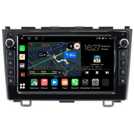 Штатная магнитола Honda CR-V 3 2006-2012 Canbox M-Line 7821-9008 на Android 10 (4G-SIM, 2/32, DSP, IPS) С крутилками