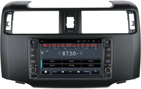 Магнитола в штатное место 2 din Toyota 4Runner 5 2009-2024 OEM RK071-RP-TY4R2012-436 на Android 9