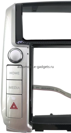 Штатное головное устройство Teyes CC3 4/64 9 дюймов RM-9-0138 для Toyota Land Cruiser Prado 150 2009-2013 (для авто с 360, Navi и JBL Synthesis, глянцевая) на Android 10 (4G-SIM, DSP, QLed)