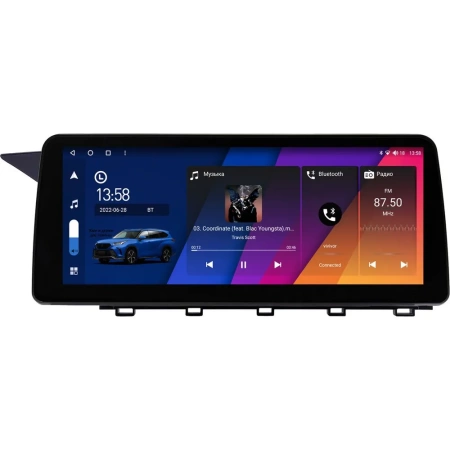 Штатная магнитола Mercedes-Benz GLK (x204) 2008-2012 12.3 дюйма Canbox GT1233-0650 на Android 10 (CarPlay, 2/32, DSP, QLed) BMW Style