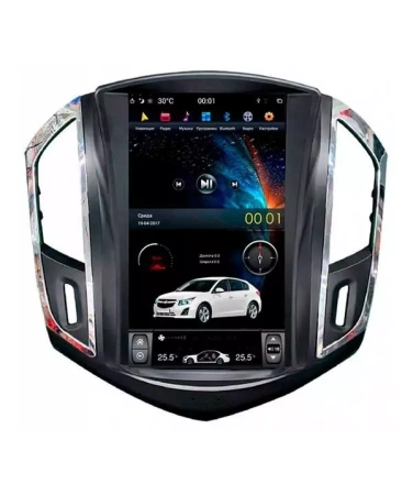 Carmedia ZF-1271-Q6 ("Тесла-стиль") штатная магнитола для Chevrolet Cruze 2012-2015 на Android 11 c 8GB, DSP, 4G