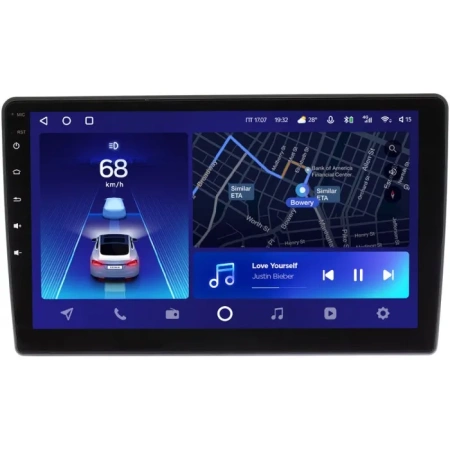 Штатное головное устройство Toyota Coaster 2013-2021 Teyes CC2 PLUS 4/32 10 дюймов RM-10-1110 на Android 10 (4G-SIM, DSP, QLed)