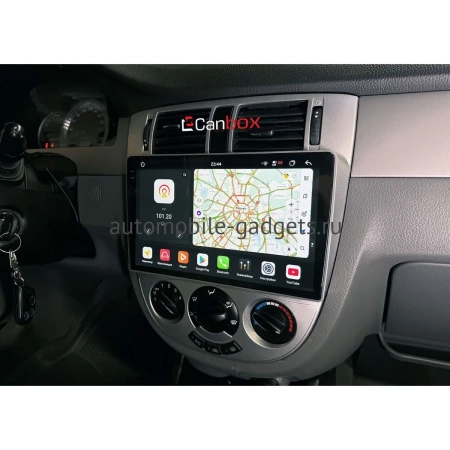 Штатная магнитола Chevrolet Lacetti 2004-2013 (тип 3, серая, Универсал/Седан, авто без климат-контроля) Canbox EVO 2K 5817-1079 на Android 14 (4G-SIM, 4/64, DSP, QLed, AI, 360)