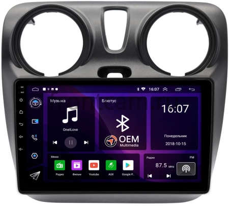 Renault Dokker 2012-2021 Canbox RS9-2819 1.5/32 Android 10 (IPS, DSP, CarPlay)