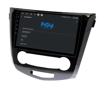 Штатная магнитола Nissan Qashqai, X-Trail 2014+ Wide Media MT1175QT-2/32 (в ком-ции с кондиционером)