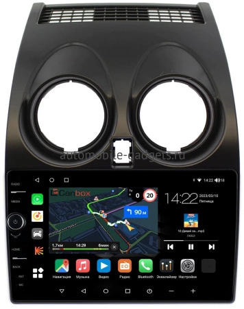 Штатная магнитола Canbox M-Line 7840-9007 для Nissan Qashqai, Dualis 2007-2014 на Android 10 (4G-SIM, 2/32, DSP, QLed)