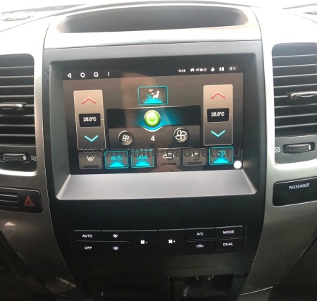 Carmedia SF-9696-2-N штатная магнитола для Toyota Land Cruiser Prado 120, Lexus GX 470 (2002-2009) на Android 12 c 4GB, DSP, 4G