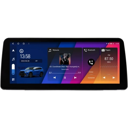 Toyota Ist 2001-2007, Ist 2 2007-2016 12.3 дюйма Canbox M-Line 7811-1304 на Android 10 (4G-SIM, 2/32, DSP, QLed) BMW Style