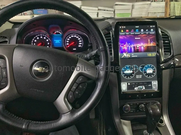 Carmedia ZF-1803-GE ("Тесла-стиль") штатная магнитола для Chevrolet Captiva 2011-2015 на Android 13 c 8GB, DSP, 4G