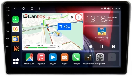 Toyota Avensis 2 2003-2009 черная Canbox L-Line 4296-9373 на Android 10 (4G-SIM, 6/128, TS18, DSP, QLed)