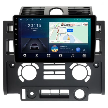 Штатная магнитола Land Rover Defender 2007-2016 Canbox L-Line 4296-9-013 на Android 10 (4G-SIM, 6/128, TS18, DSP, QLed)