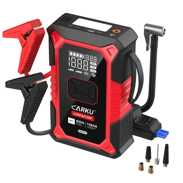 Пуско-зарядное устройство с компрессором CARKU JP-1 12000 мАч