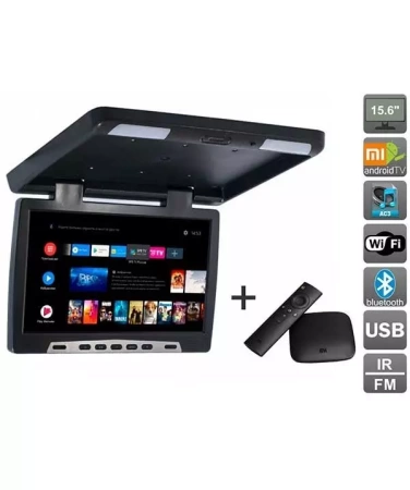 AVS115 (черный) + Xiaomi Mi Box + AV120520DC Потолочный монитор на Android