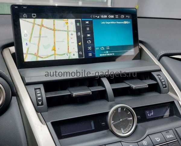 Radiola RDL-LEX-NX-17+ монитор 10,25" для Lexus NX 2017+ на Android 13, 8Гб+128Гб, CarPlay, 4G SIM-слот