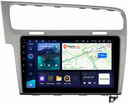 Штатное головное устройство Volkswagen Golf 7 2012-2020 (серая) Teyes CC3L WIFI 2/32 10 дюймов RM-10-048 на Android 8.1 (DSP, IPS, AHD)