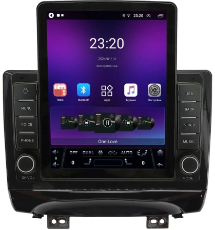 Штатная магнитола JAC S3 2014-2024 OEM GT095-10-1146 на Android 10 (2/16, DSP, Tesla)