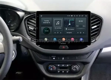 Carmedia OL-9061-2D-RL (вертикально-поворотный экран) магнитола для Lada Vesta, Vesta Cross 2015+ на Android 10 с 4Гб, DSP
