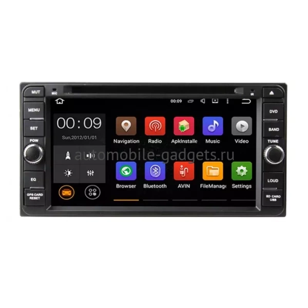 Roximo 4G RX-1101D штатная магнитола для Toyota (универсальная) на Android 13 с 4GB, DSP, 4G