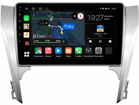 Штатная магнитола Toyota Camry XV50 2011-2014 Canbox M-Line 4543-1061 на Android 10 (4G-SIM, 2/32, DSP, QLed) (для авто без камеры)