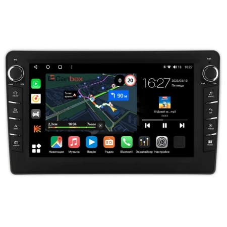 Штатная магнитола Ford Fiesta (Mk7) 2017-2024 Canbox M-Line 7835-10-2525 на Android 10 (4G-SIM, 2/32, DSP, QLed) С крутилками
