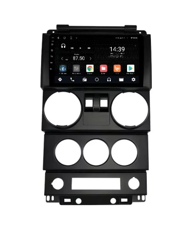 NaviPilot DROID10 ULTRA MAX 360 штатная магнитола для Jeep Wrangler 2007-2010 на Android 10 с 8Gb, DSP, 4G