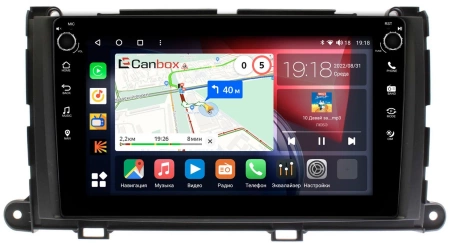 Toyota Sienna 3 2010-2014 Canbox M-Line 7801-9-202 Android 10 (4G-SIM, 2/32, DSP, IPS) С крутилками