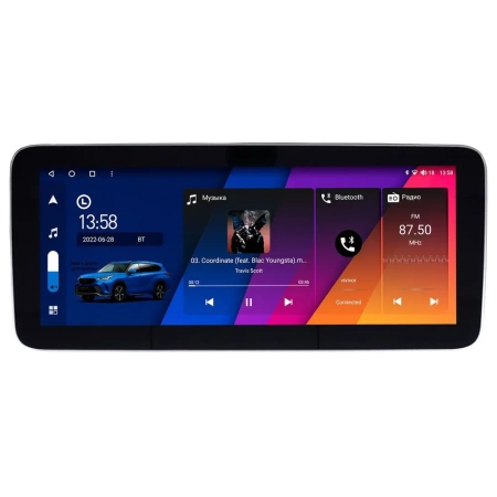 Canbox H-Line 7862 12.3 дюйма на Android 10 (4G-SIM, 6/128, DSP, QLed) Mercedes Style